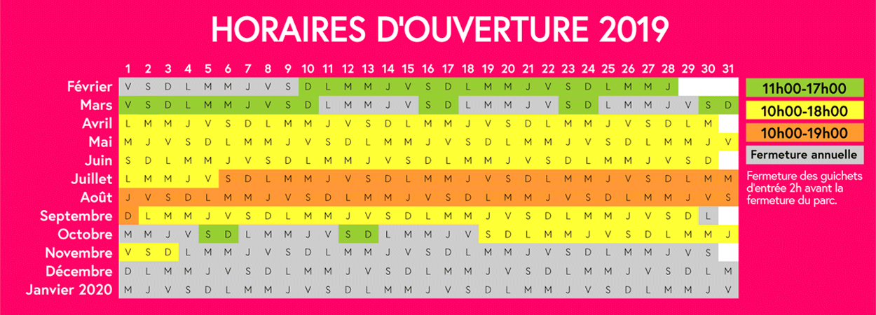 Information ouverture du zoo