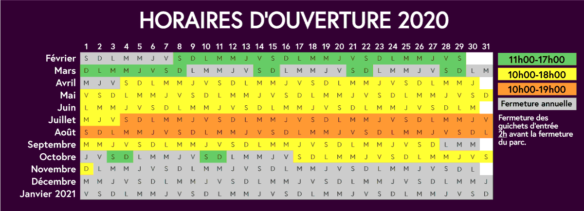 Information ouverture du zoo