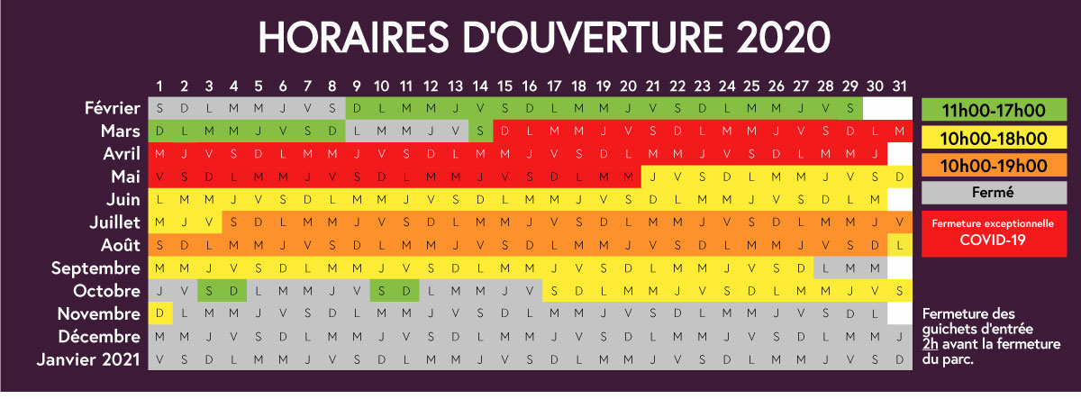 Information ouverture du zoo