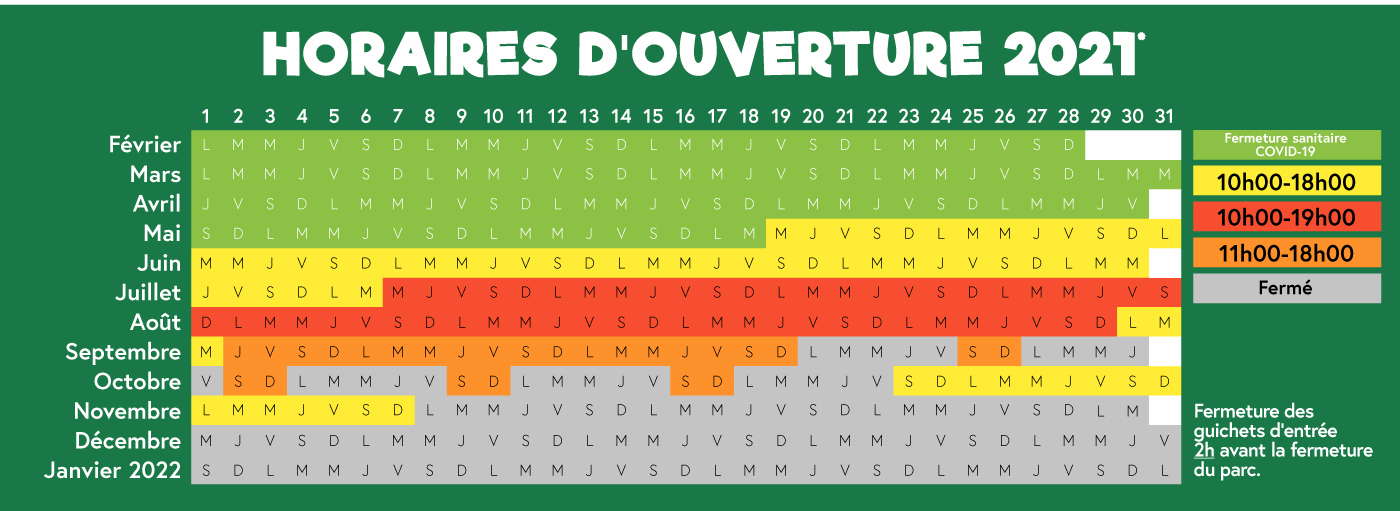 Information ouverture du zoo