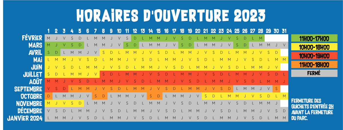 Information ouverture du zoo