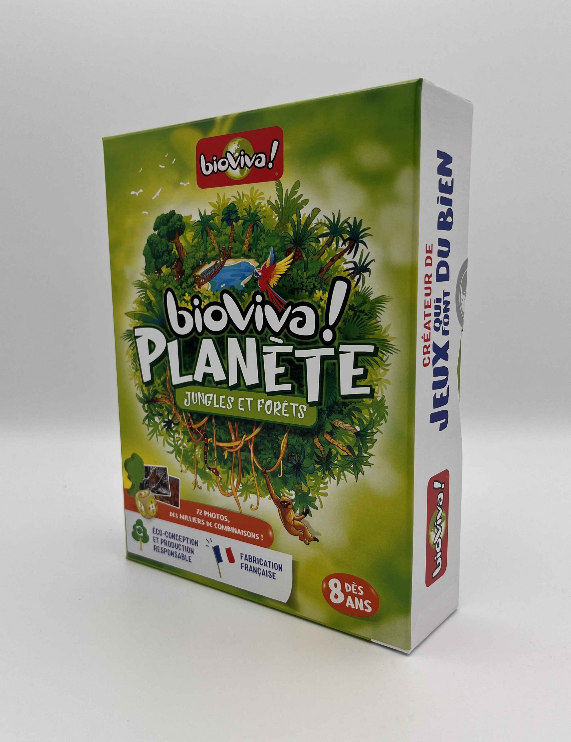 Bioviva Planet – Dschungel & Wälder Familienspiel Ab 8 Jahre, Made In France
