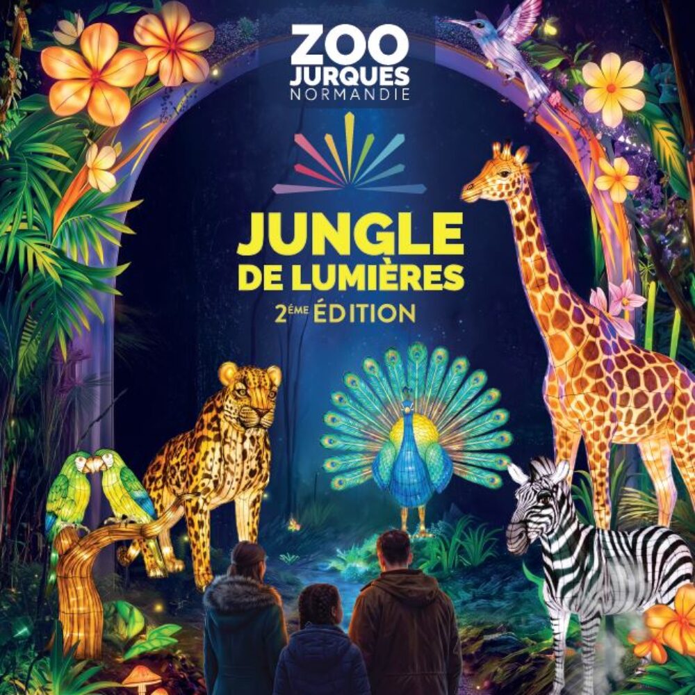 Vignette Jungle de Lumières revient au Zoo de Jurques