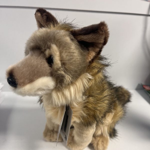 Peluche loup gris